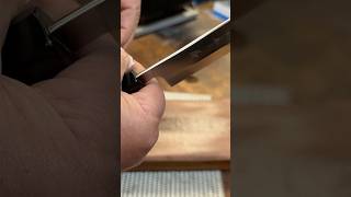 Super Razor Sharp Japanese Nakiri tormek knifesharpening [upl. by Farant]