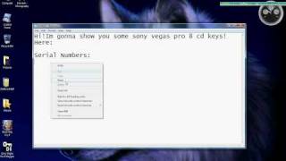 Some Sony Vegas Pro 8 Serial Numbers amp Authentication Codes [upl. by Amlet]