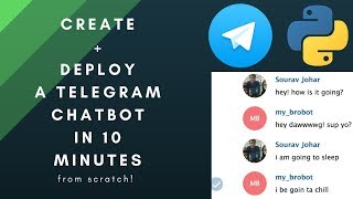 Gangsta A Telegram Chatbot with Python from scratch [upl. by Norris]