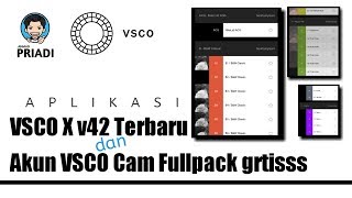 NEW UPDATE 2018 Download Aplikasi VSCO mod v42 Fullpack  Akun VSCO Cam fullpack gratis NO ROOT [upl. by Dario451]