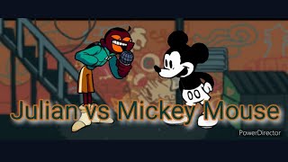 FNF quot LowRise quot Julian vs Mickey mouse [upl. by Enneyehs490]