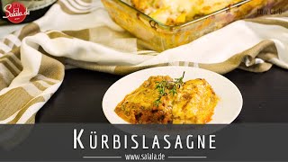 Kürbislasagne Low Carb Rezept Lasagne mit Kürbis glutenfrei [upl. by Hamforrd]