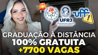 UFRJ UERJ UFF abrem 17 CURSOS de GRADUAÇÃO EAD GRATUITA 😱  CEDERJ  Mari Rel [upl. by Abas]