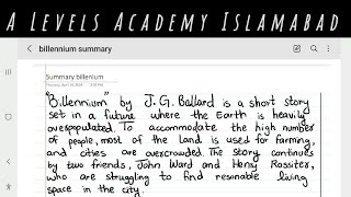 Billennium story summary by James Graham Ballard J G Ballard story Billennium summary [upl. by Ahc]