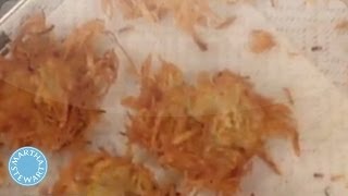 Potato Latkes Recipe for Hanukkah Martha Stewart [upl. by Flemings]