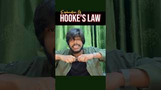 Hooke’s Law  SabaQ 39  physics shortsindia shorts science [upl. by Adamek632]