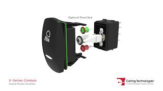 Wiring diagram for double pole double throw switches [upl. by Nelram]