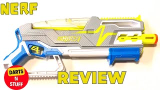 Nerf Hyper Siege 50 blaster  Review [upl. by Llennahs934]