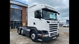 SCANIA R450 EURO 6 HIGHLINE 6X2 TRACTOR UNIT 2018  PO18 NVT [upl. by Renferd]