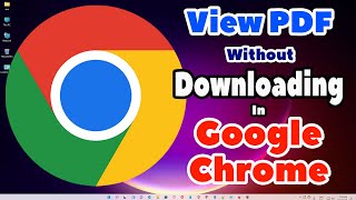 How To Set Open  View PDF Files in Google Chrome without Downloading  Enable Chrome as PDF Viewer [upl. by Aihsenak147]