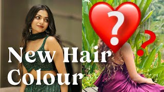 New Hair Colour vlog 💛  Hansika Krishna [upl. by Afihtan]