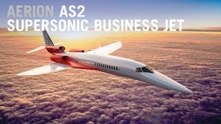 Airbus Boosts Aerion’s AS2 Supersonic Business Jet – AIN [upl. by Nosretep]