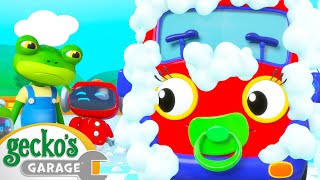 Car Wash Capers  Geckos Garage  Rob the Robot amp Friends  Funny Kids TV [upl. by Herries]