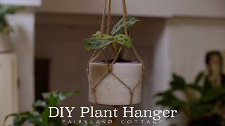 DIY Plant Hanger  natural and simple [upl. by Loralee]