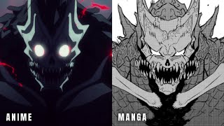 Anime VS Manga  Kaiju No 8 Season 1 Episode 12 [upl. by Brindle294]