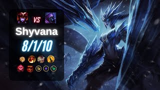 SHYVANA JUNGLE vs JAX  EUW LoL Challenger Patch 144 [upl. by Jarvis]