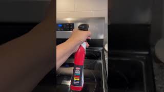 Clean the dirty stove with me cleaning stove cleaning cleanwithme stovecleaning kitchen [upl. by Akeihsat]