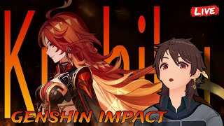 Genshin impact 50 Natlan pulling for kazuha review  genshinimpact [upl. by Marga]