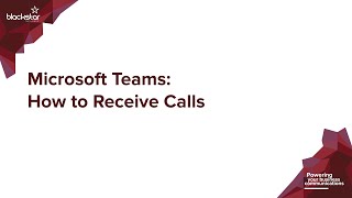 Microsoft Teams How To Receive Calls [upl. by Sievert]