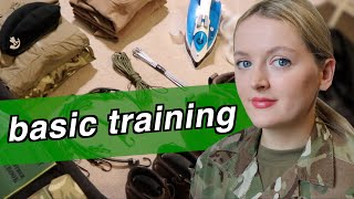 Packing for Basic Training  British Army [upl. by Flemings]