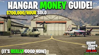 HANGAR MONEY GUIDE Up to 700kHour SOLO  GTA Online Hangar Business Guide 2024 [upl. by Friedlander49]