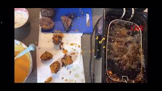 Haggis Pakoras  Live Cooking Demo [upl. by Novonod77]