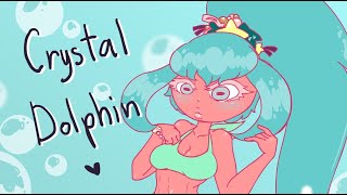 Crystal Dolphin OC animation [upl. by Nnaasil]