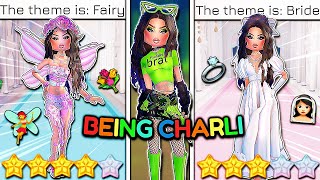 ONLY Being Charli xcx NO MATTER THE THEME In DRESS TO IMPRESS In The NEW Brat UPDATE  ROBLOX [upl. by Hite]