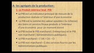 Macroéconomie S2 partie2 quot Le PIB 12 quot [upl. by Mears59]