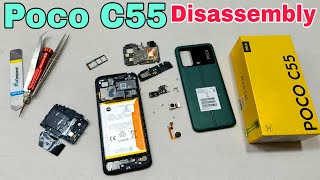 POCO C55 Full Disassembly  Poco C55 Teardown  How to open POCO C55 Back Panel Open [upl. by Ajnos902]