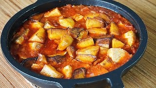 GUISO DE PESCADO CON TOMATE Y PATATAS PAPAS RECETA DELICIOSA Y SALUDABLE FÁCIL DE HACER [upl. by Kred]