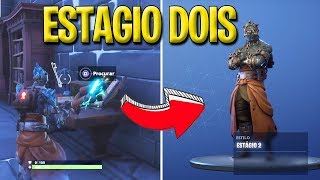 PRIMEIRA CHAVE  ESTAGIO 2  SKIN PRISONEIRO  Fortnite [upl. by Welford]