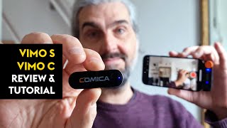 Comica Vimo S amp Vimo C Wireless Dual Microphone for iPhone 14 Pro amp Android  Review amp Tutorial [upl. by Erlandson]