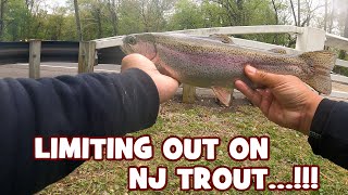 Catching MY LIMIT of NJ TROUT TAGGED Fish Won Me A PRIZE [upl. by Telocin]