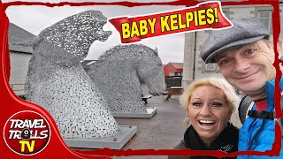 Visiting Scotlands Smallest Kelpies  Motorhome Tour  ARDRISHAIG  SCOTLAND [upl. by Ybrik]