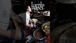 Outstanding drum parts part 3  Lamb of God  Remorse is for the dead drumcover lambofgod [upl. by Schnurr115]