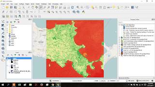 QGIS Map Algebra NDVI  VERSION III [upl. by Asiuol]