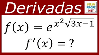 DERIVACIÓN DE FUNCIONES  Ejercicio 19 [upl. by Eva]