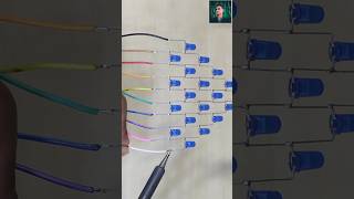 Build an Incredible LED Chaser Circuit using 4017 ic shortvideo shorts project [upl. by Aivirt]