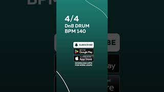 44 DnB DRUM BEATS BPM 140 drumloop bpm drumbeat flstudio metronome musicproducer [upl. by Hallimaj]