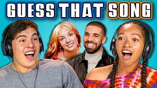 TEENS GUESS THAT SONG CHALLENGE 7 REACT [upl. by Ede]