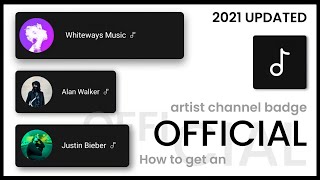 How to get YouTube Official Artist Badge  Official artist channel OAC with an app  2021 Updated [upl. by Arni217]