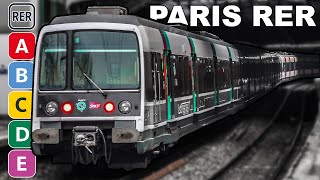 🇫🇷 Paris RER  All the Lines  Toutes les Lignes 2022 4K [upl. by Dracir]