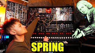 Vivaldi Four Seasons Spring On Analog Synthesizer  Look Mum No Computer [upl. by Yenhoj]