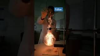 Reaction of Gasoline and Spark experiment practical physics [upl. by Barfuss]