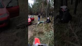 Car vs motorbike  HIT THE BIKE [upl. by Nnaeinahpets822]