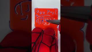 Spiderman draws Porsche 930 Turbo ASMR 8 supercar ポルシェ 930 ターボ スーパーカー スパイダーマン shorts spiderman [upl. by Enilatan]