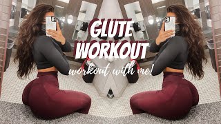 GLUTE WORKOUT ROUTINE  best exercises for glute growth  workout with me [upl. by Aidnama]