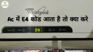 whirlpool Ac E4 Error Code [upl. by Elvis]