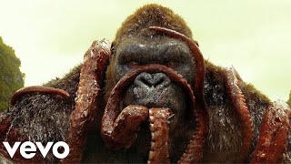 LMFAO  Party Rock Anthem Remix  KONG vs GIANT SQUID Fight Scene [upl. by Selle]